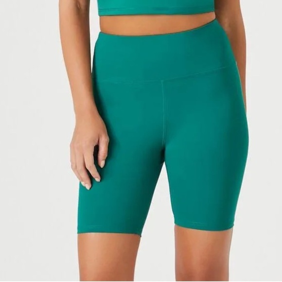 PINK Victoria's Secret Pants - PINK VS 6” Soft Ultimate High Waist Biker Shorts In Dynasty Green Medium